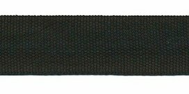 Biesband ca. 22 mm zwart (100 m)