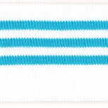 Boord blauw-wit gestreept ca. 62 cm (6 stuks)