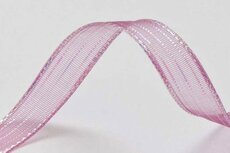 Metallic glanslint roze 10 mm (ca. 30 m)