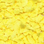 Satijnen strikjes fel geel (ca. 100 stuks)