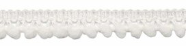 Mini pompomband gebroken wit 10 mm (ca. 32 meter)