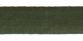 Biesband ca. 22 mm legergroen (100 m)