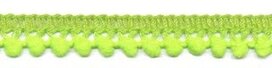 Mini pompomband NEON geel/groen 10 mm (ca. 32 meter)