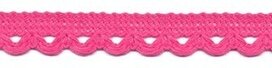 Sierband met lus-/schulprandje hard roze 12 mm (ca. 32 meter)