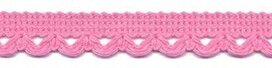 Sierband met lus-/schulprandje roze 12 mm (ca. 32 meter)