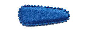 Haarkniphoesje satijn kobalt blauw 3 cm (ca. 100 stuks)