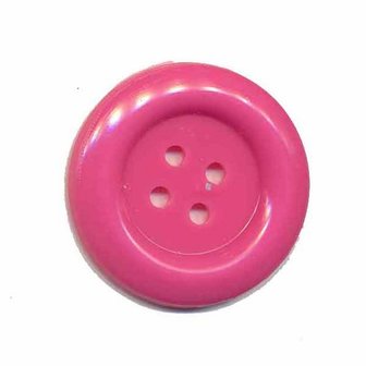 Knoop groot fuchsia 35 mm (ca. 25 stuks)