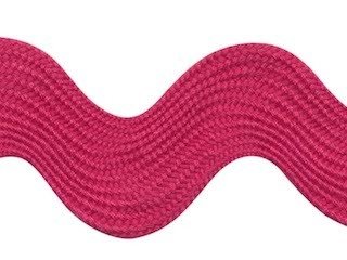 Fuchsia zig-zag band 25 mm (ca. 16 meter)