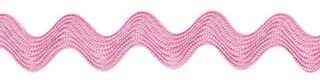 Licht roze zig-zag band 7 mm (ca. 32 meter)