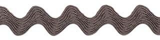 Antraciet zig-zag band 7 mm (ca. 32 meter)