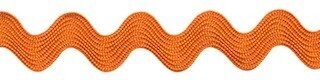 Oranje zig-zag band 7 mm (ca. 32 meter)