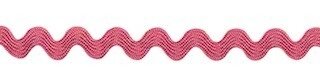 Oud roze zig-zag band 4 mm (ca. 32 meter)