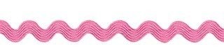 Roze zig-zag band 4 mm (ca. 32 meter)