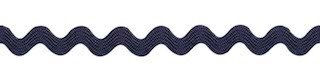 Donker blauw zig-zag band 4 mm (ca. 32 meter)