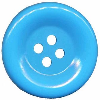 Grote knoop licht blauw 50 mm (10 stuks)