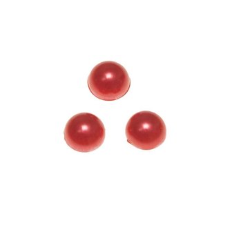 Flatback parel parelmoer rood 10 x 4 mm (ca. 50 stuks)