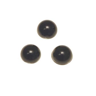 Flatback parel parelmoer zwart 12 x 5 mm (ca. 50 stuks)
