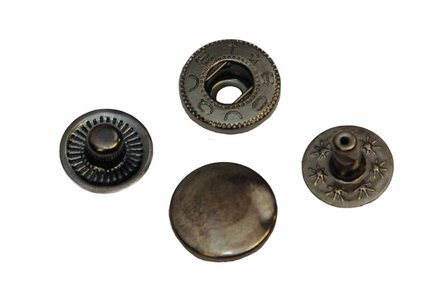 Drukker oud nikkel 12 mm, type VT5 (ca. 25 stuks)