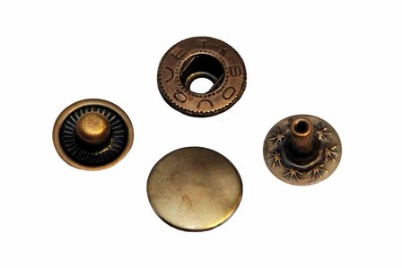 Drukker brons 12 mm, type VT5 (ca. 25 stuks)