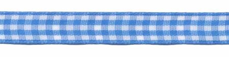 Ruit band blauw-wit 10 mm (ca. 45 m)