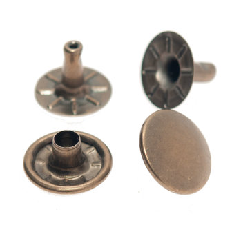 Holniet bronskleurig 13 mm (ca. 500 sets)