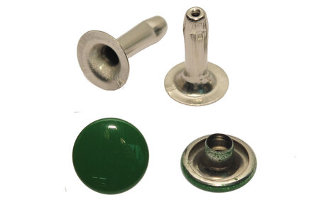 Holniet groen 9 mm - lange pin (ca. 500 sets)