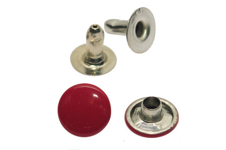 Holniet rood 9 mm (ca. 500 sets)