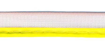 Reflecterende piping-/paspelband NEON geel - 2 mm koord (ca. 25 meter)