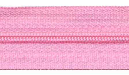 Nylon rits roze #513 maat 3 (ca. 5 m)