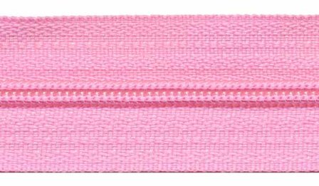 Nylon rits roze #513 maat 3 (ca. 5 m)