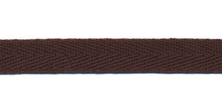 Donker bruin [#43] keperband 10 mm (ca. 32 m)