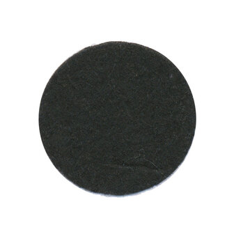 Vilten schijfje zwart ca. 35 mm (ca. 100 stuks)
