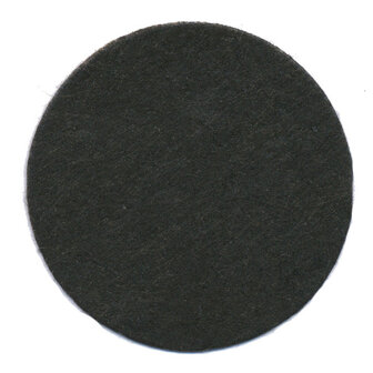 Vilten schijfje zwart ca. 45 mm (ca. 100 stuks)