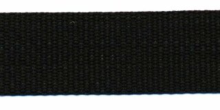 Tassenband 25 mm zwart STEVIG (50 m)