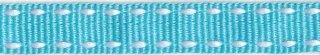 Licht blauw-wit stippel grosgrain/ribsband 10 mm (ca. 25 m)