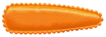 Haarkniphoesje NEON oranje satijn effen 5 cm (ca. 20 stuks)