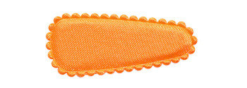 Haarkniphoesje NEON oranje satijn effen 3 cm (ca. 20 stuks)