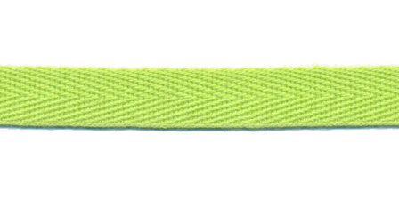 Limegroen [#44] keperband 10 mm (ca. 32 m)