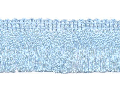 Franjeband lichtblauw ca. 30 mm (ca. 16 meter)