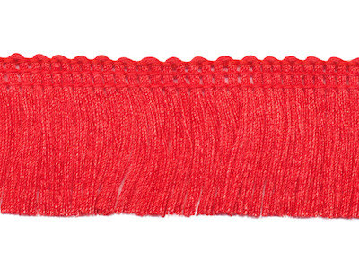 Franjeband rood ca. 30 mm (ca. 16 meter)