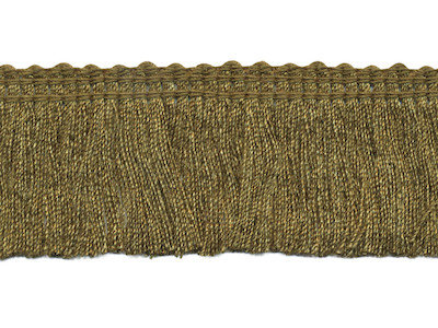 Franjeband legergroen ca. 30 mm (ca. 16 meter)