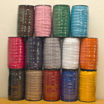 SET: 22 kleuren nylon rits maat 3 (22 x 50 m = 1.100 m)