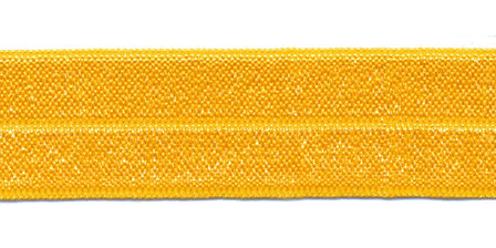 Warm geel #506 elastisch biaisband 20 mm (ca. 25 m)