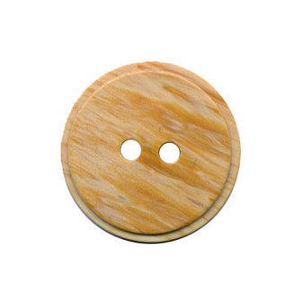 Hout-look knoop licht bruin 20 mm (ca. 25 stuks)