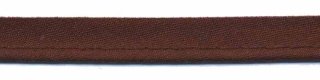 Donker bruin (#98) piping-/paspelband STANDAARD - 2 mm koord (ca. 10 meter)