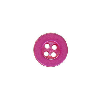 Knoop met 4 gaten fuchsia 11 mm (ca. 100 stuks)