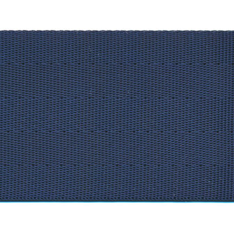 Tassenband autogordel-look 50 mm donker blauw STEVIG (ca. 5 m)