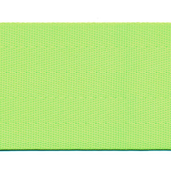 Tassenband autogordel-look 50 mm NEON groen STEVIG (ca. 5 m)