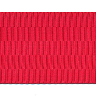 Tassenband autogordel-look 50 mm rood STEVIG (ca. 5 m)
