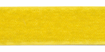 Klittenband 25 mm geel (ca. 25 m) - lus